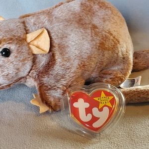 Ty beanie baby,Tiptoe the rat BRAND NEW WITH TAGS